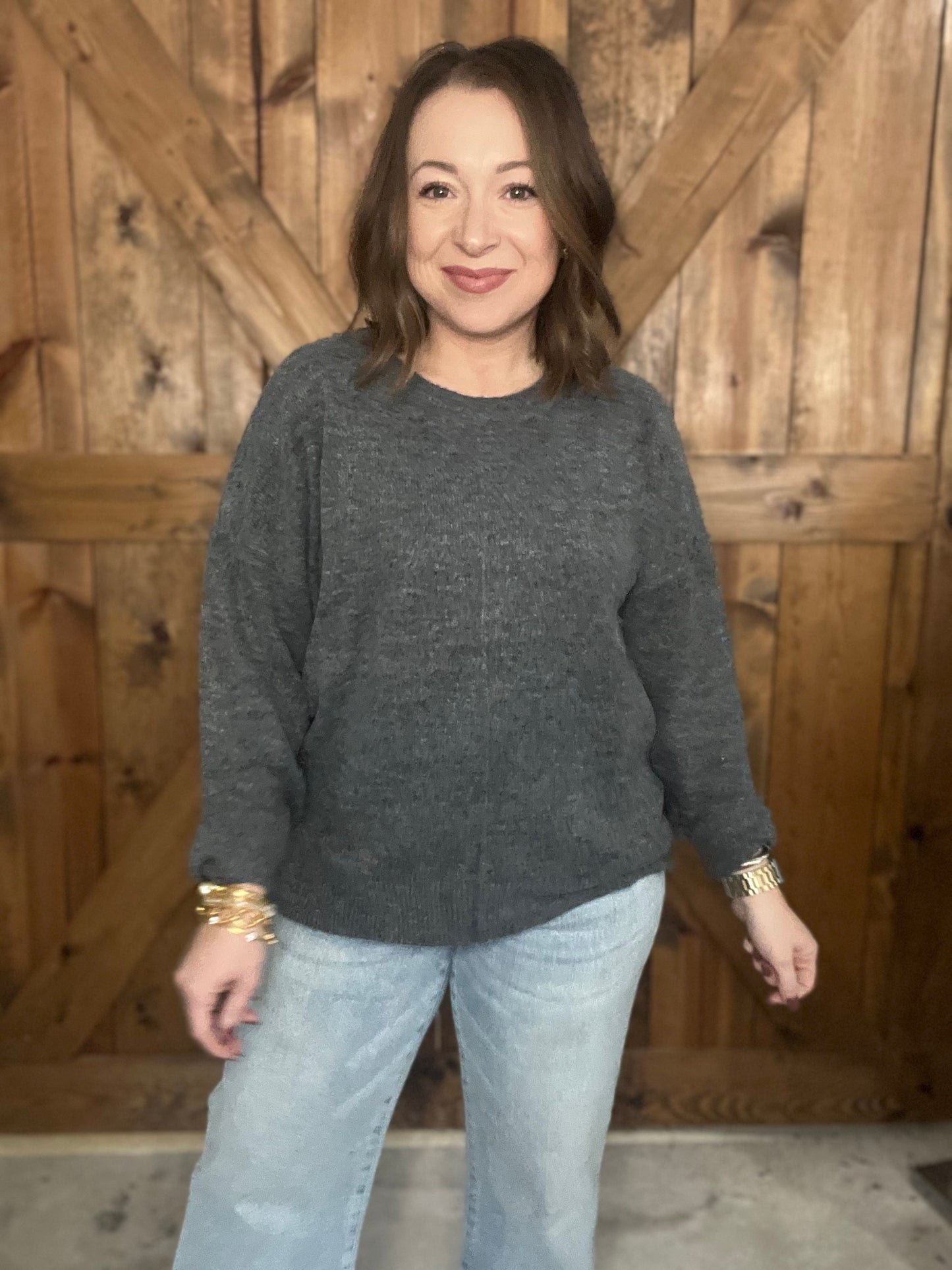 Staple Crewneck Sweater - Grey