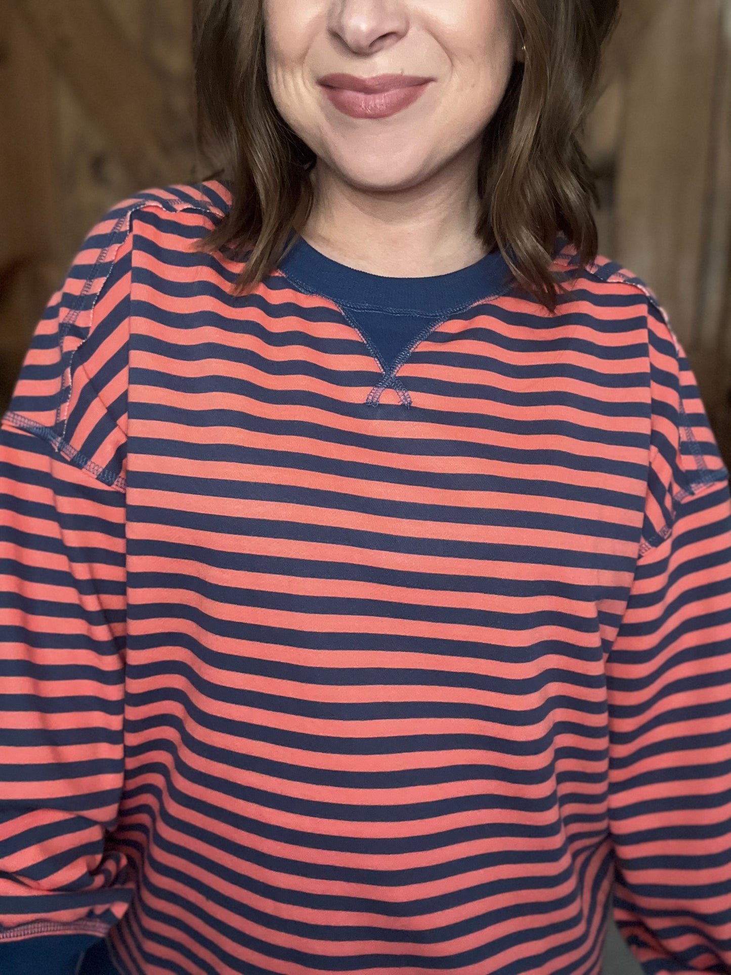 Sporty Chic Oversized Top