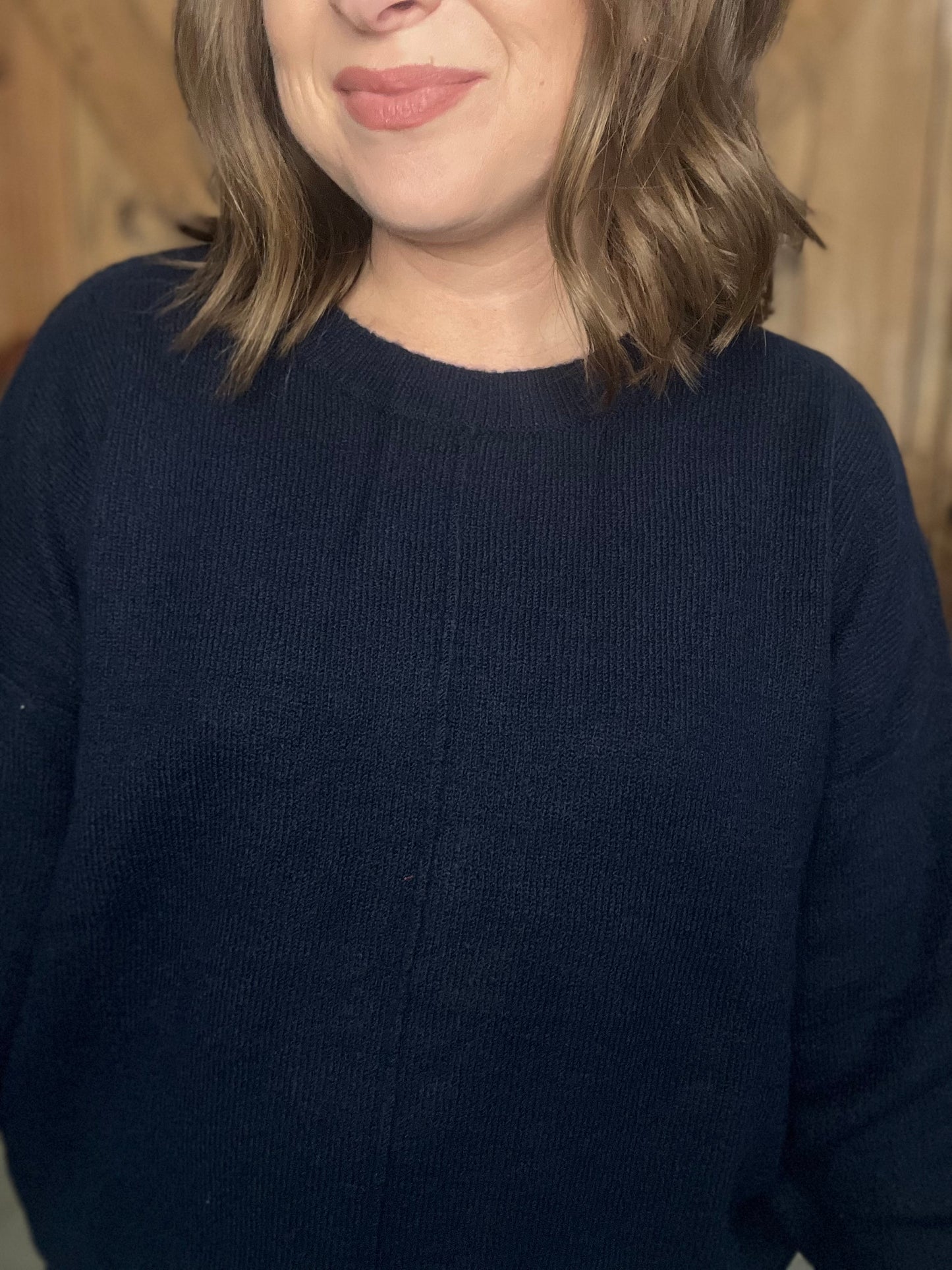 Staple Crewneck Sweater - Navy