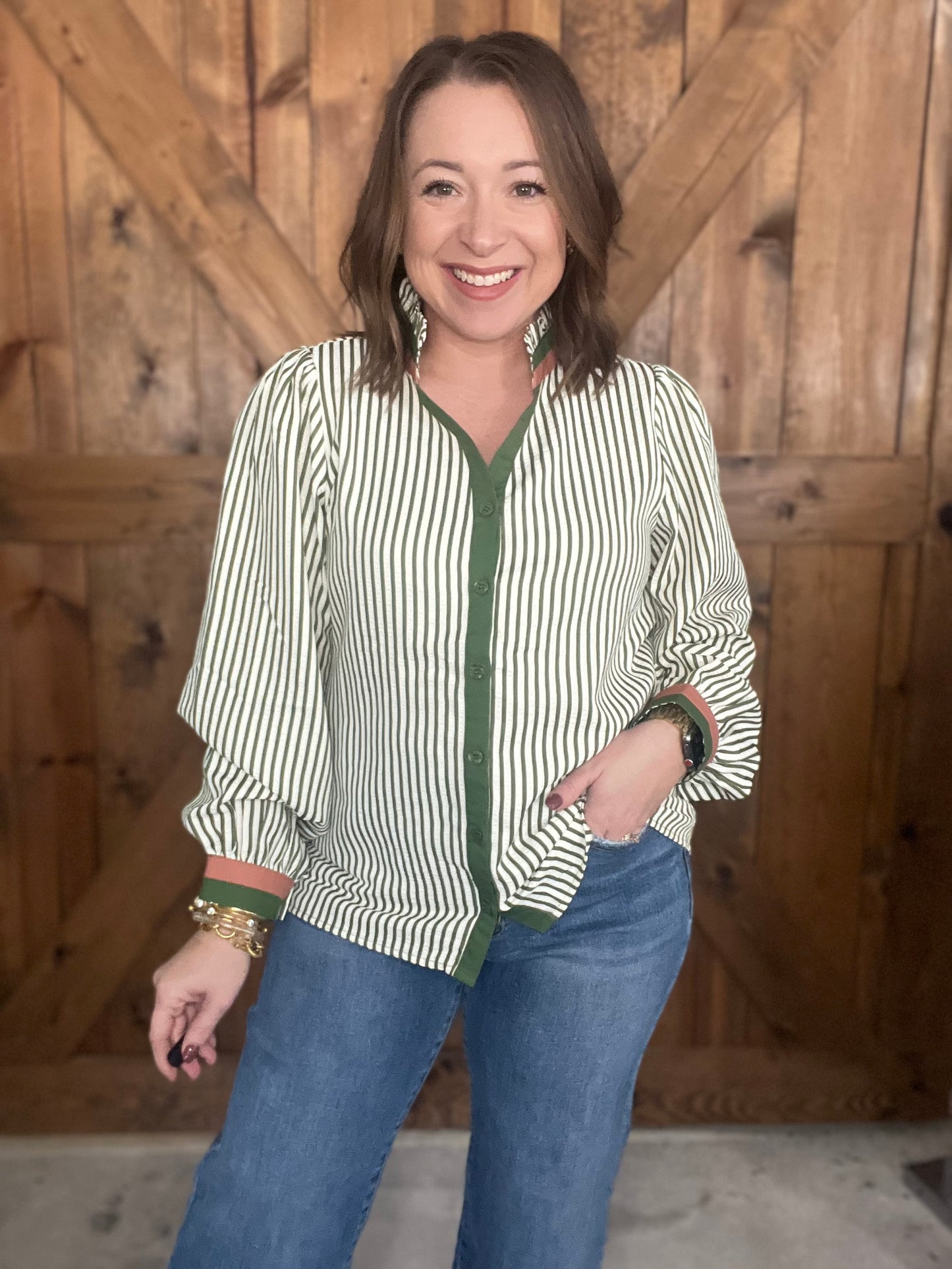 Warm Embrace Top - Olive