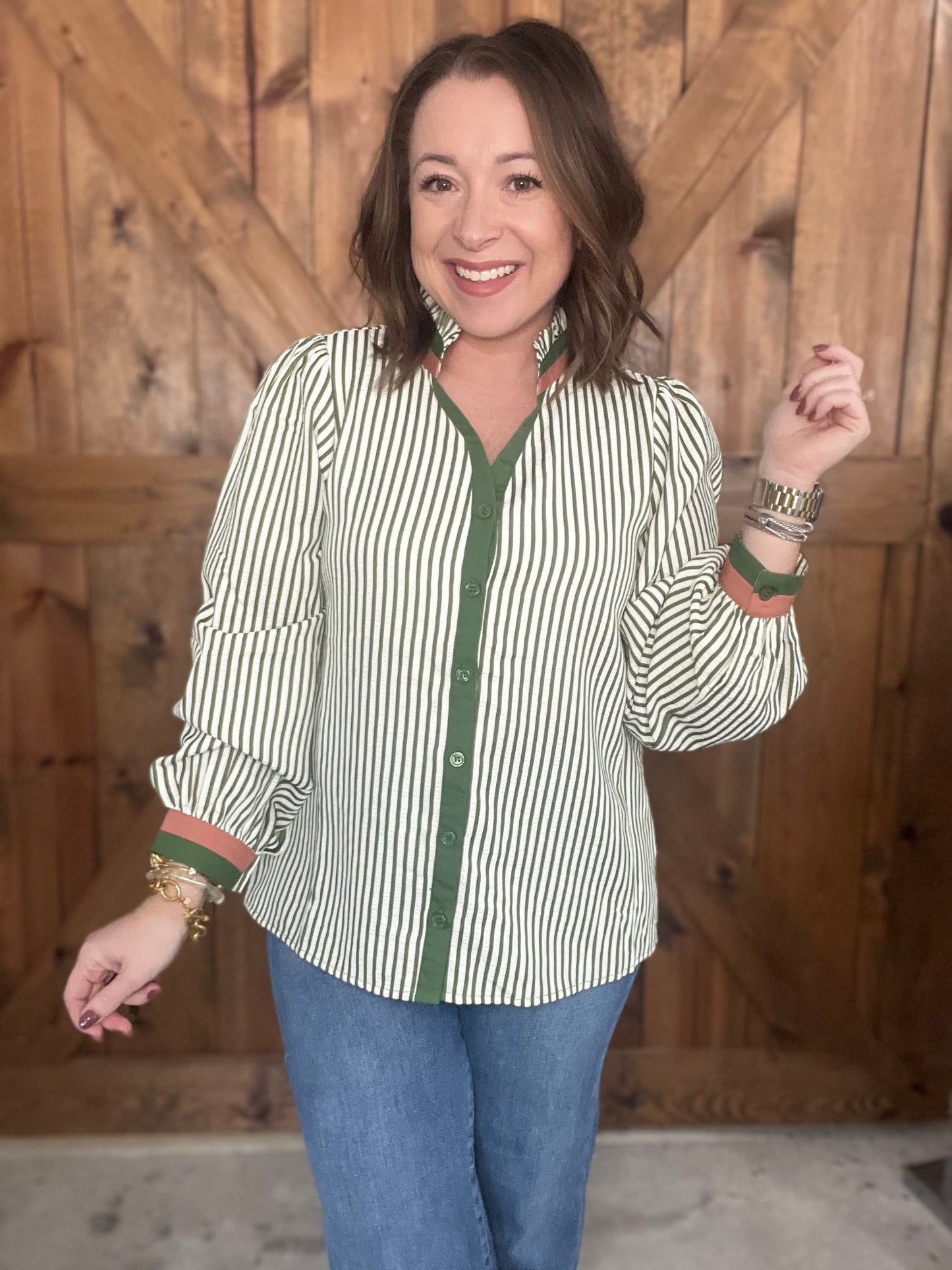 Warm Embrace Top - Olive