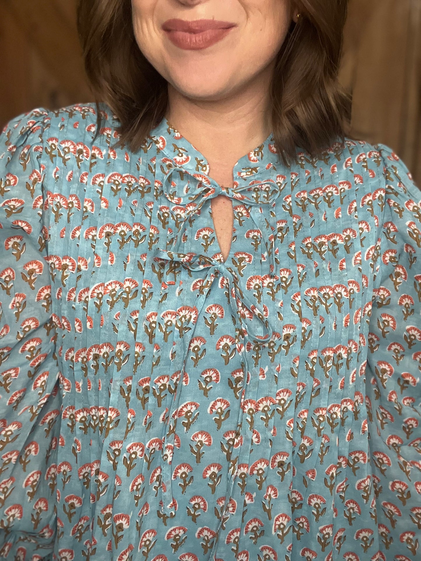 This Time Around Top - Blue