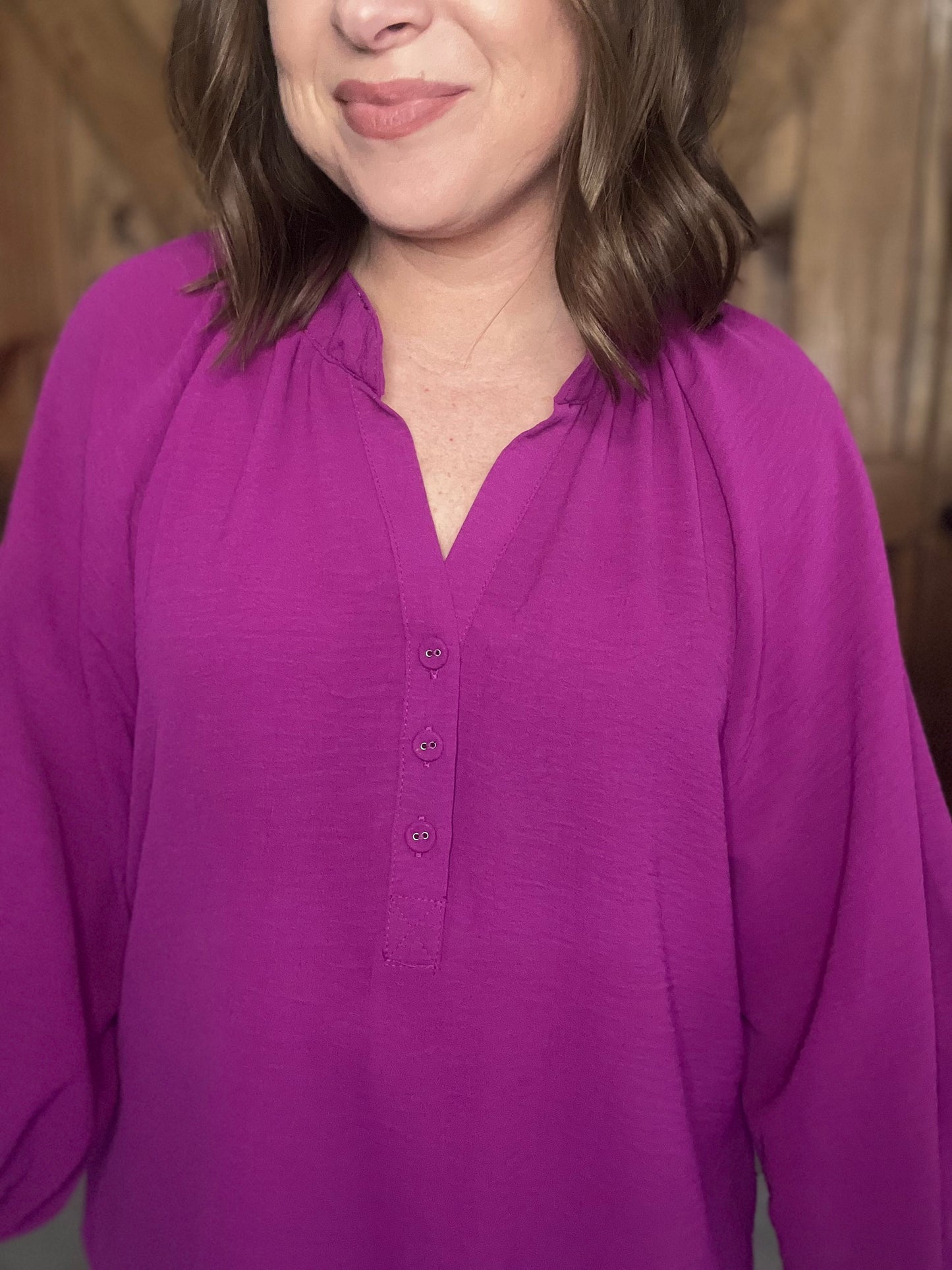 Chic Vibes Top - Magenta