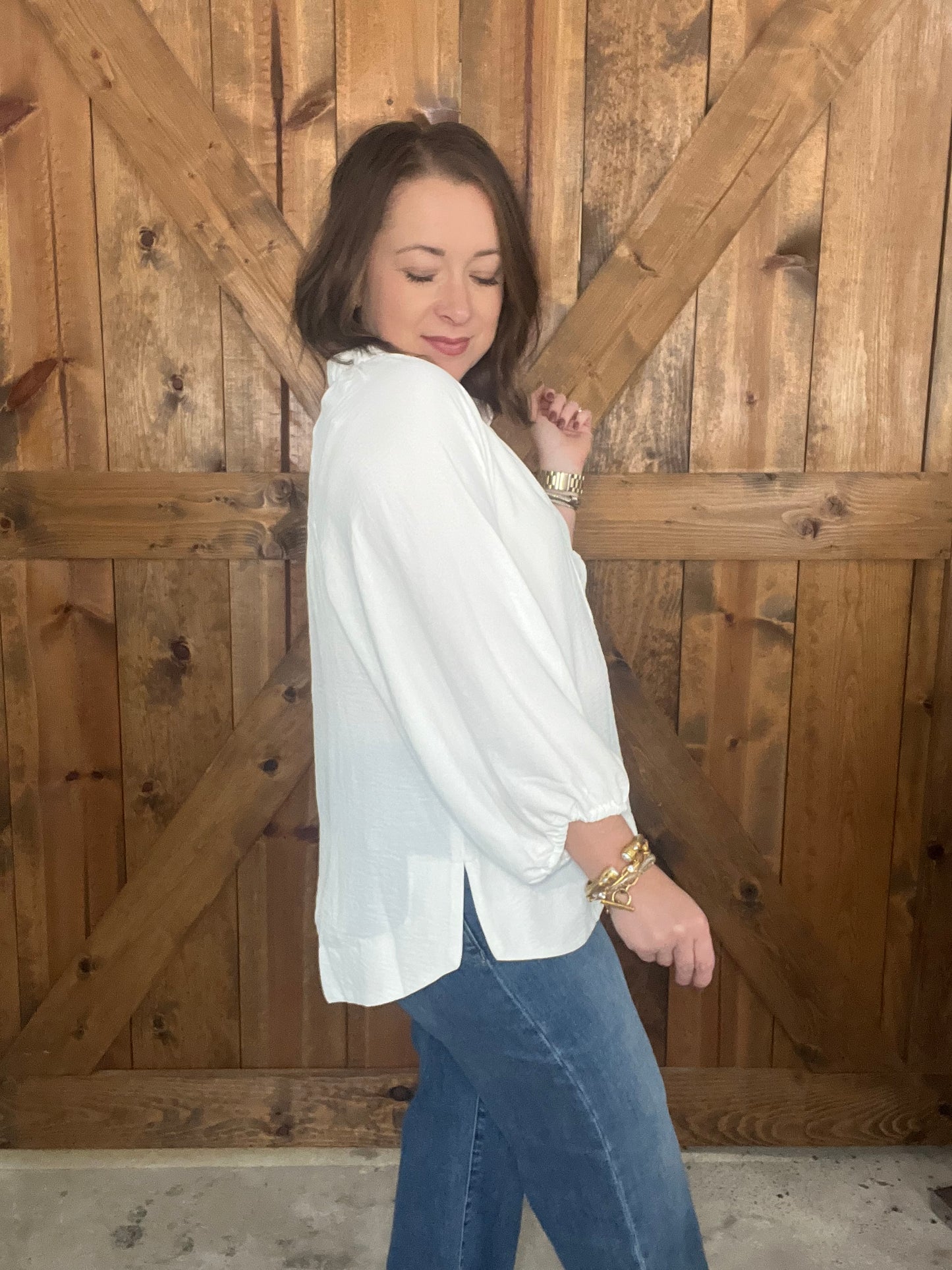 Chic Vibes Top - White