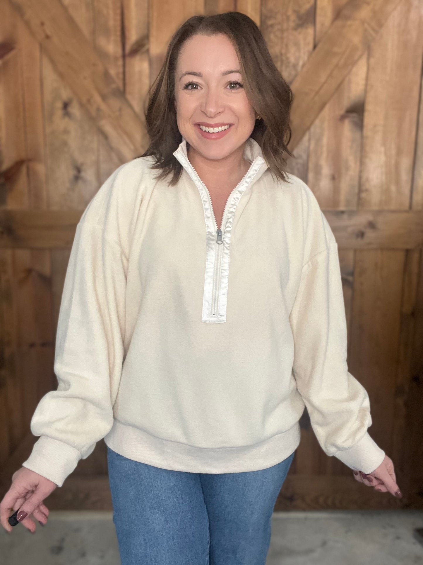 Cozy Up Fleece - Cream