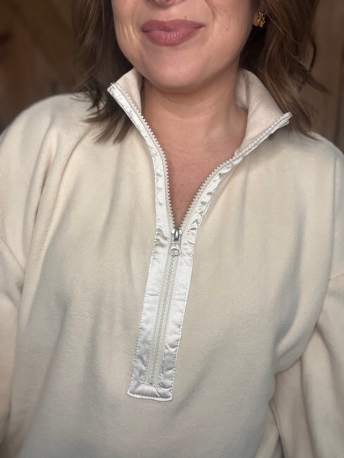 Cozy Up Fleece - Cream