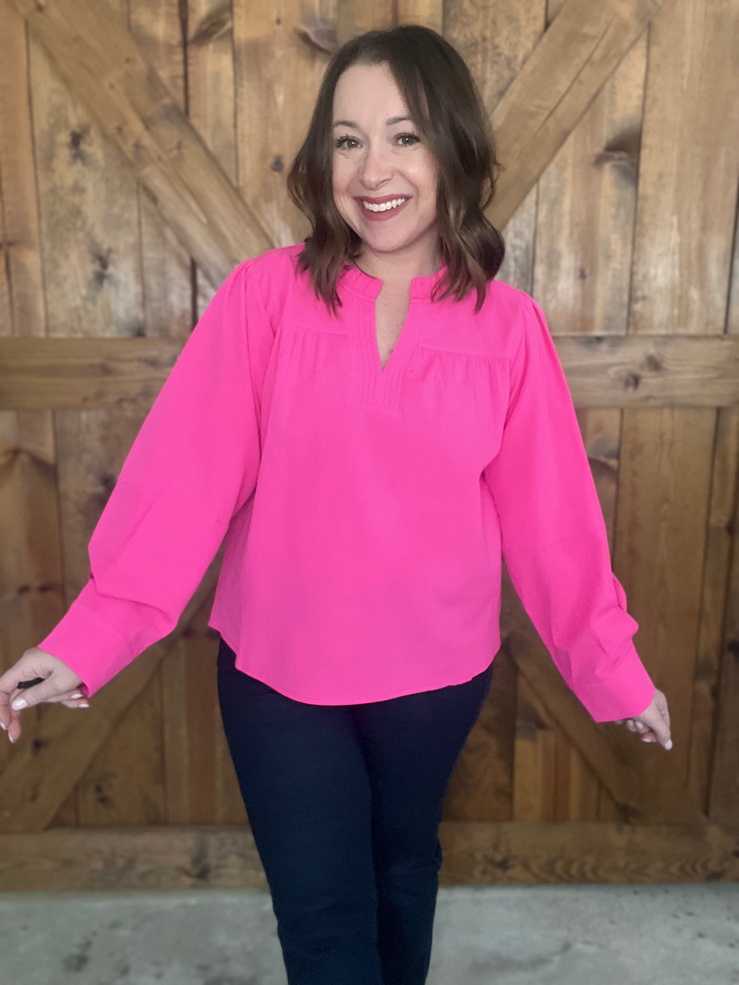 Work Day Top - Pink