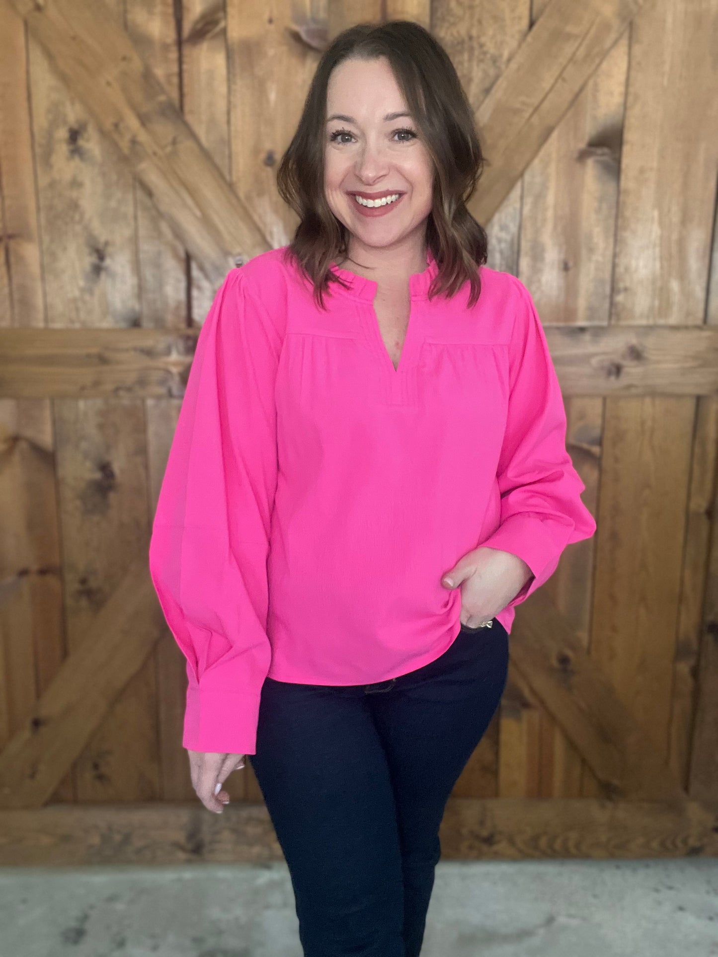 Work Day Top - Pink