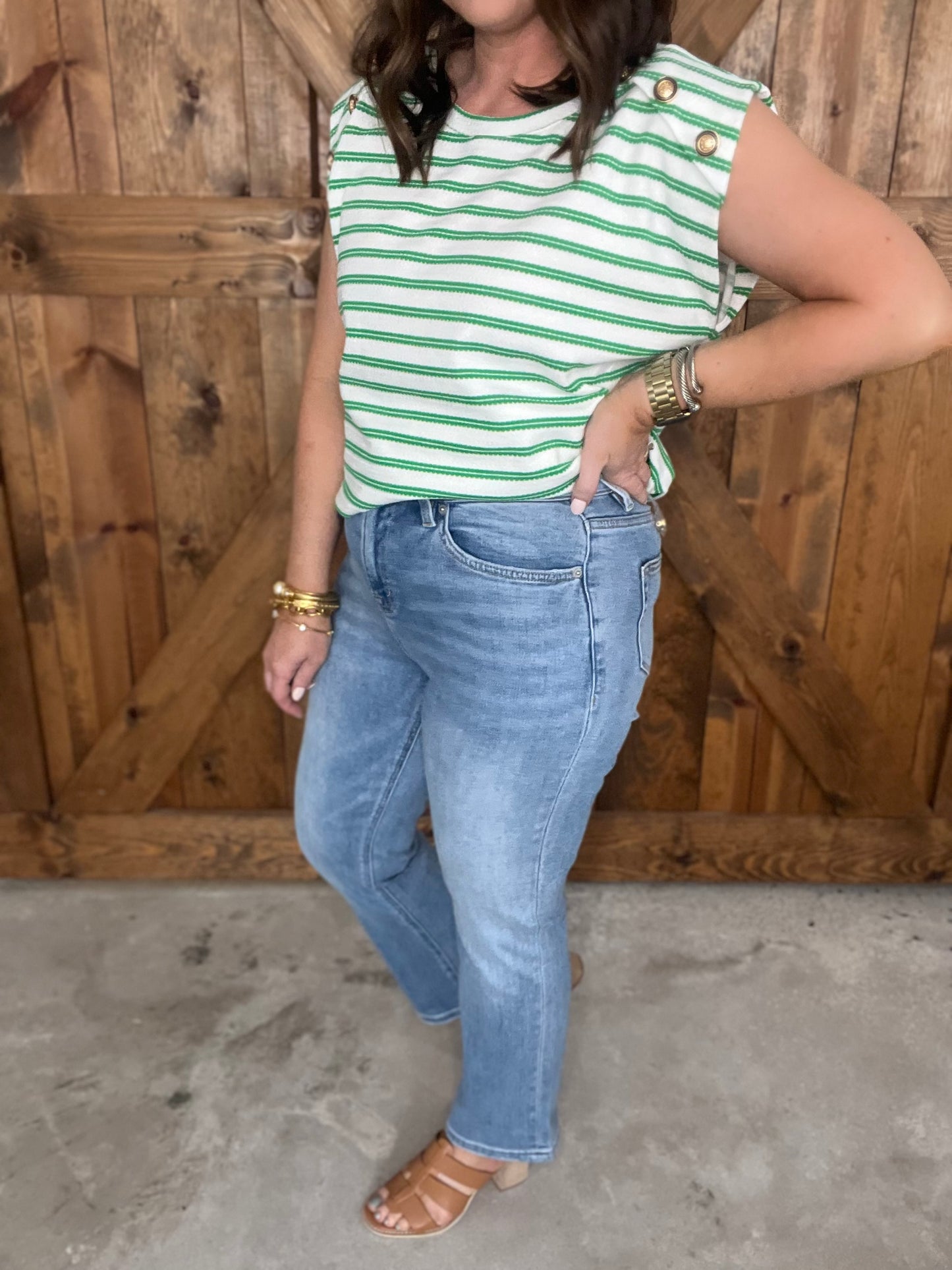 High Rise Straight Loose Fit Jeans