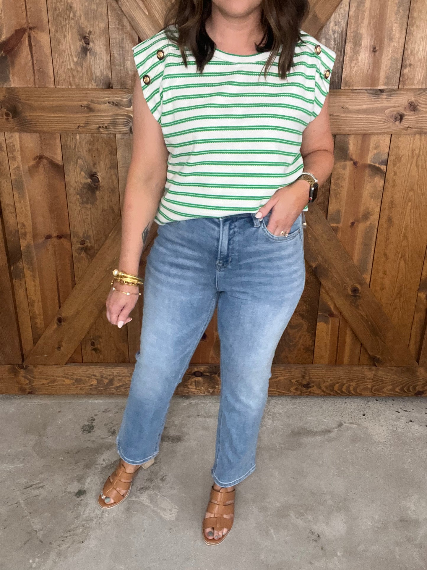 High Rise Straight Loose Fit Jeans
