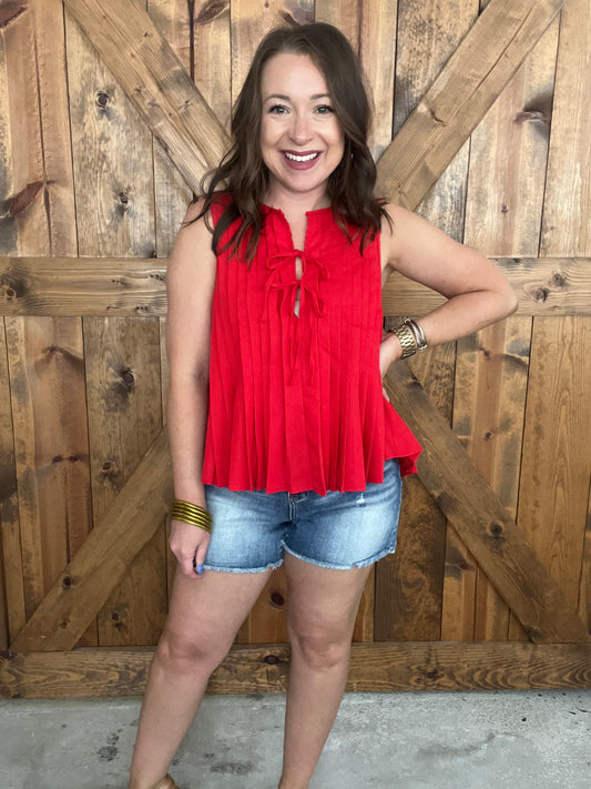 Date Night Top - Red