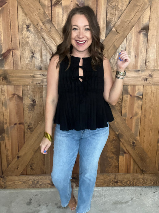 Date Night Top - Black