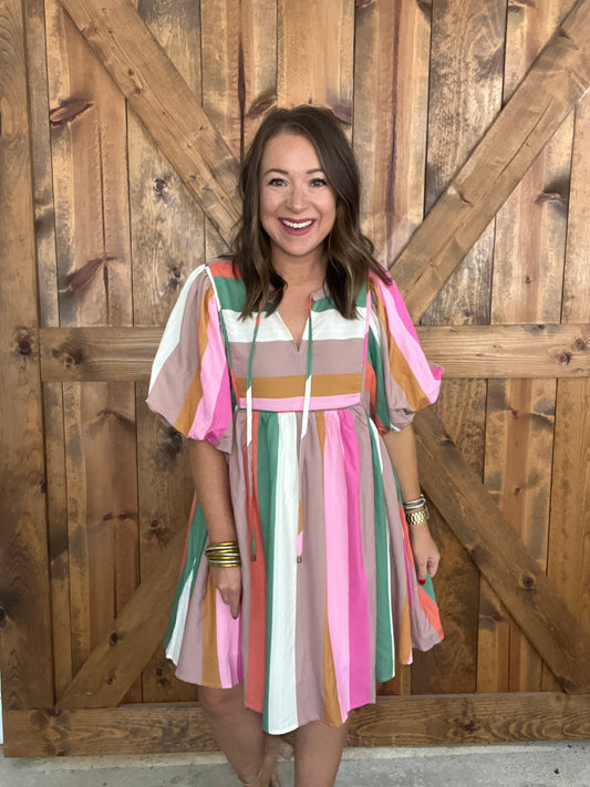 Stripe This Way Dress