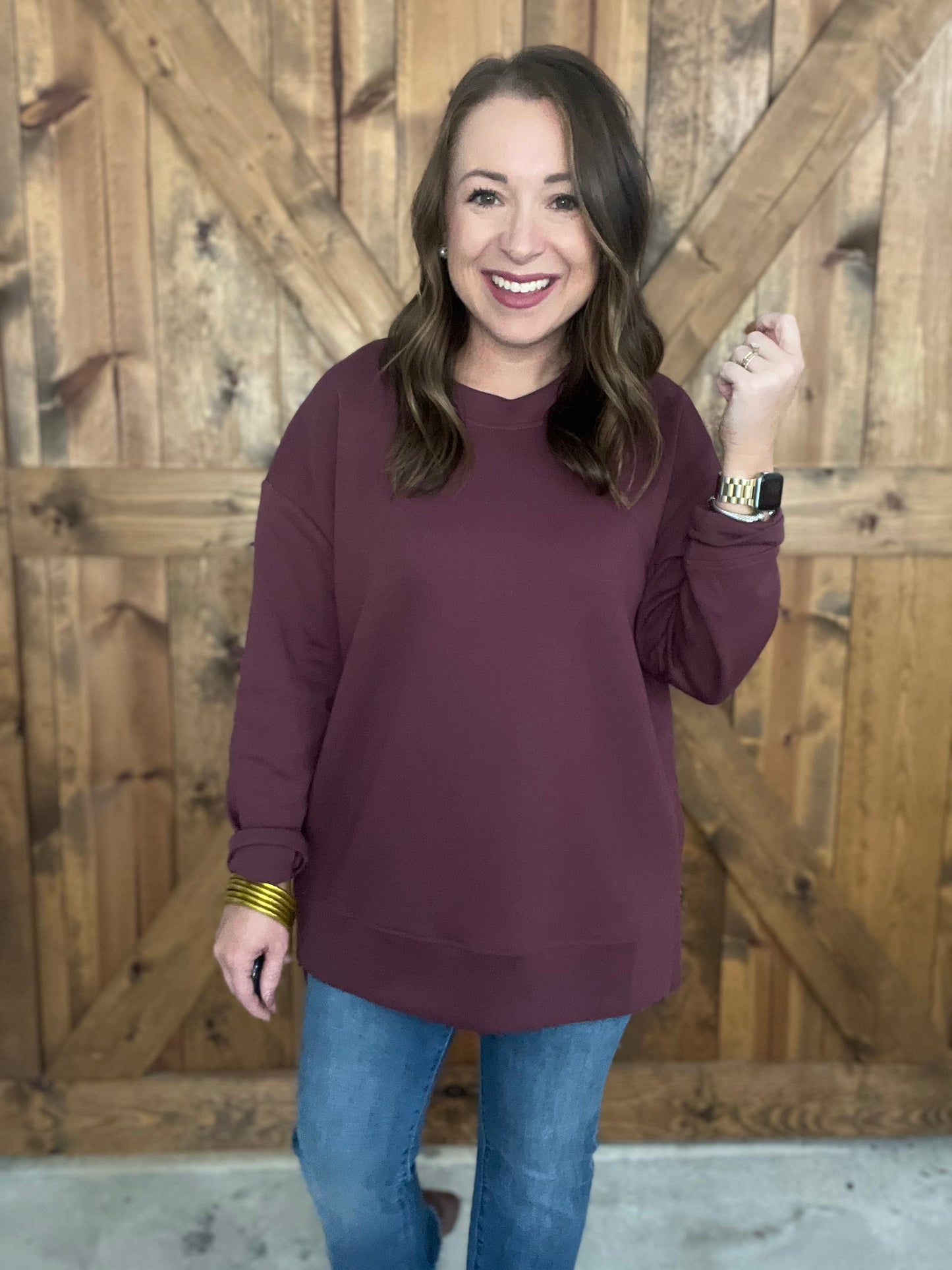 Fall Uniform Sweatshirt - Merlot