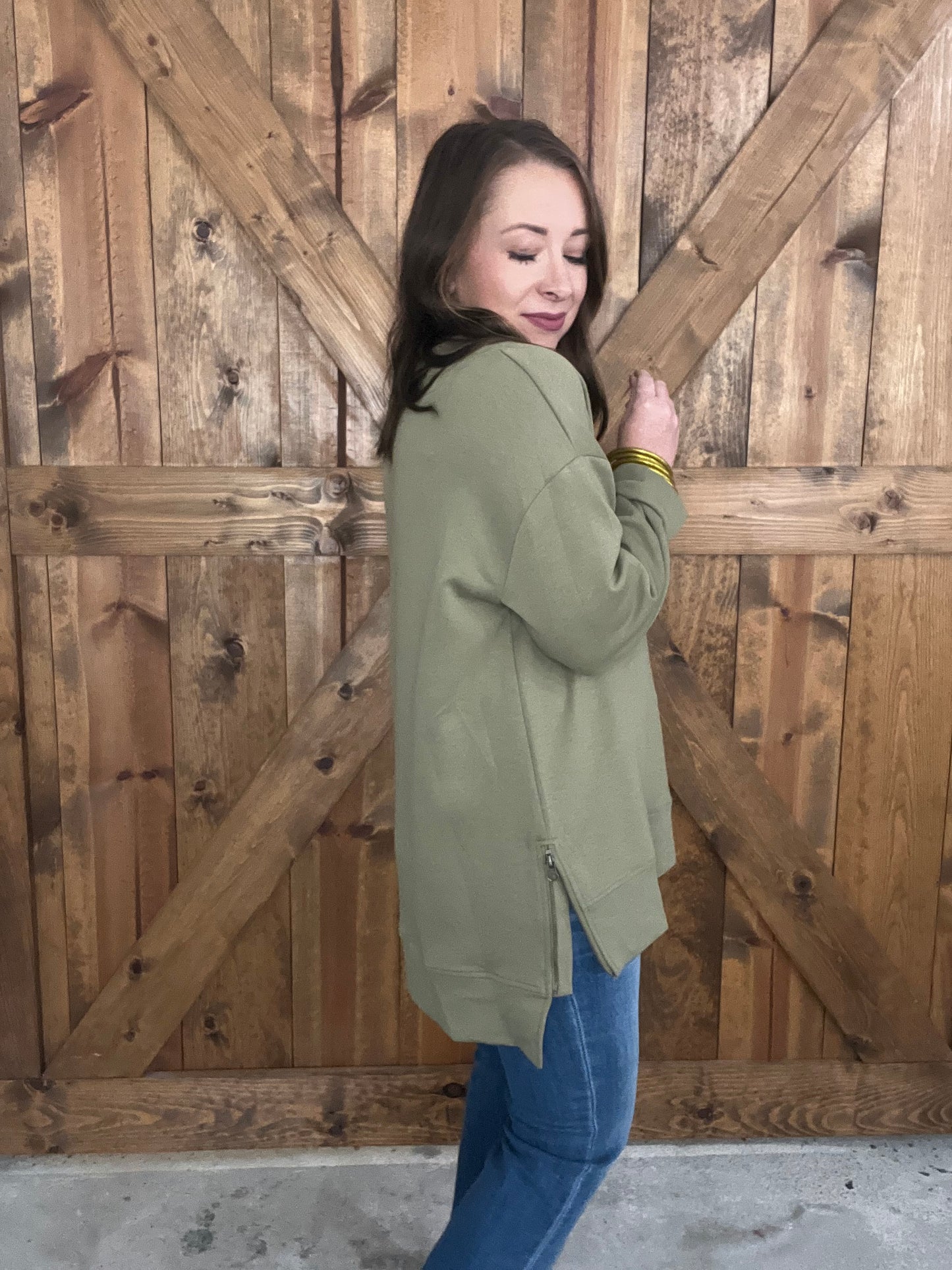 Fall Uniform Sweatshirt - Olive