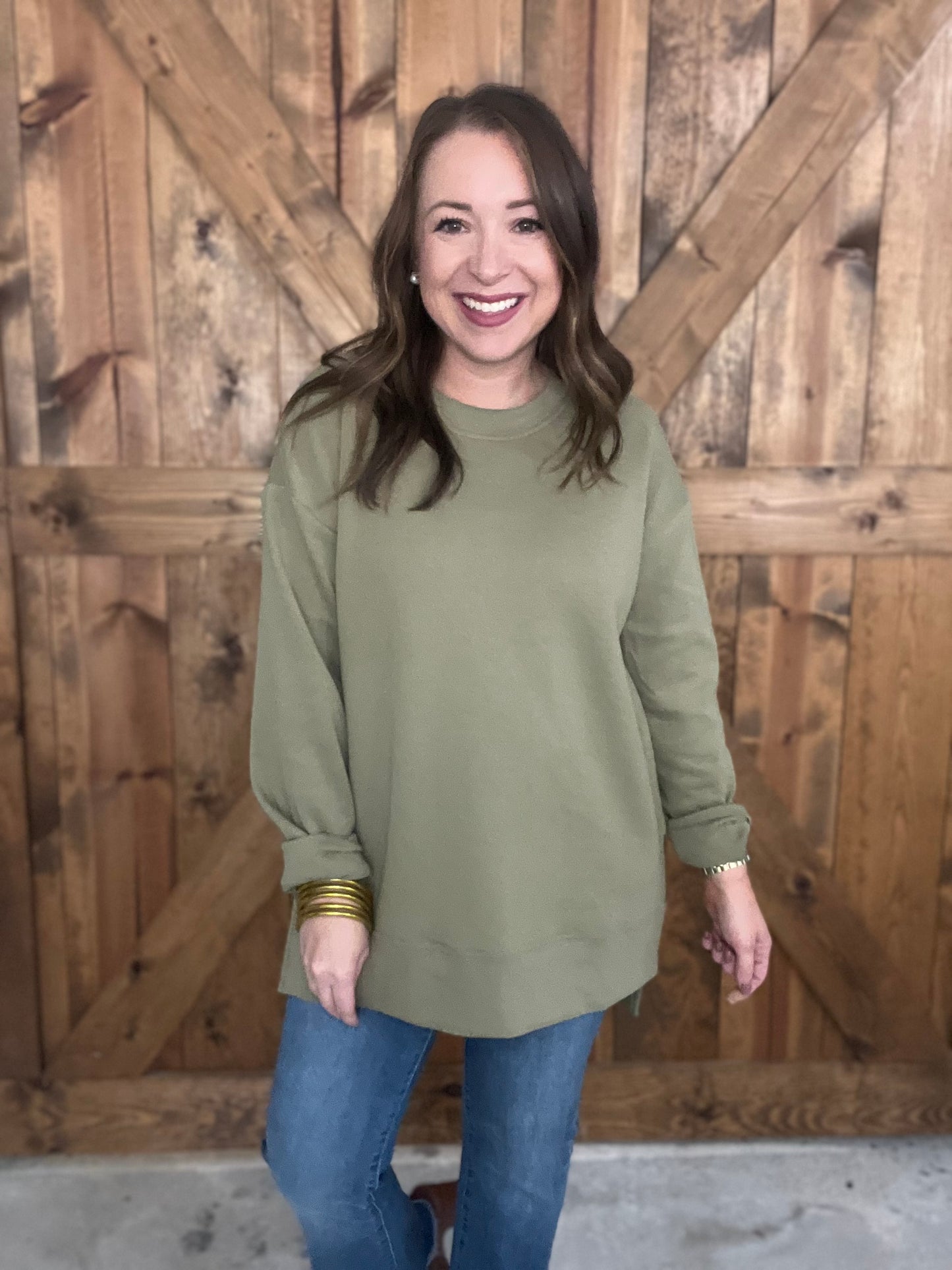 Fall Uniform Sweatshirt - Olive