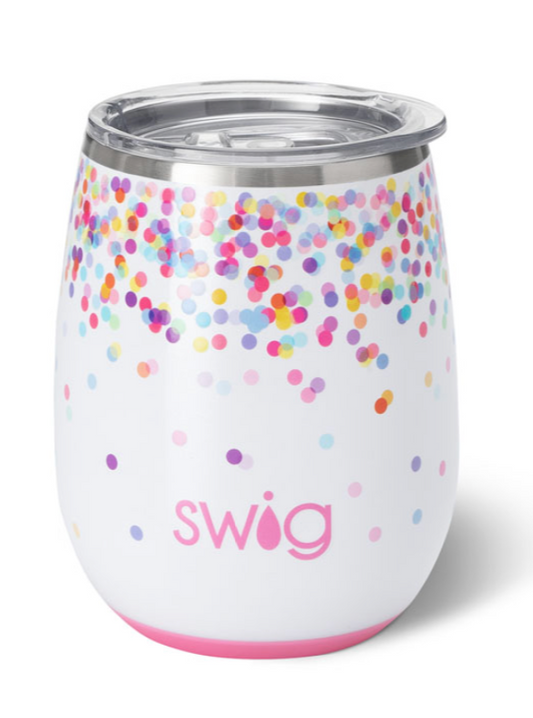 Swig Confetti Stemless Wine Cup