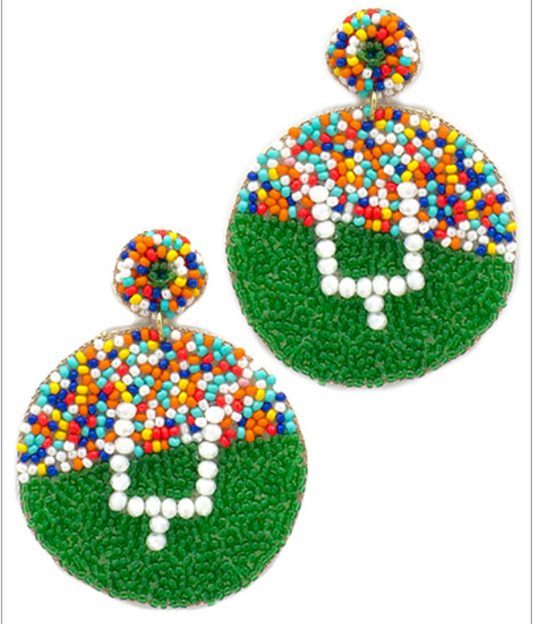 Football Field Earrings