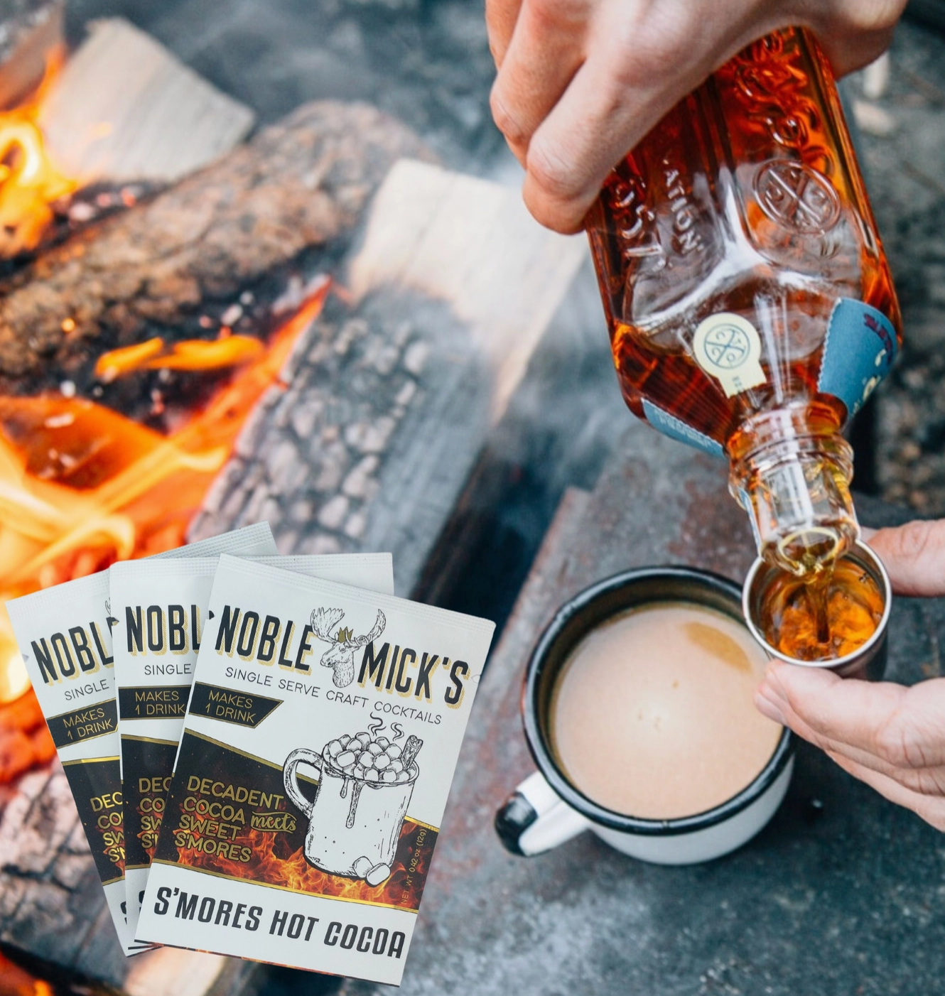 S'mores Hot Cocoa Craft Cocktail