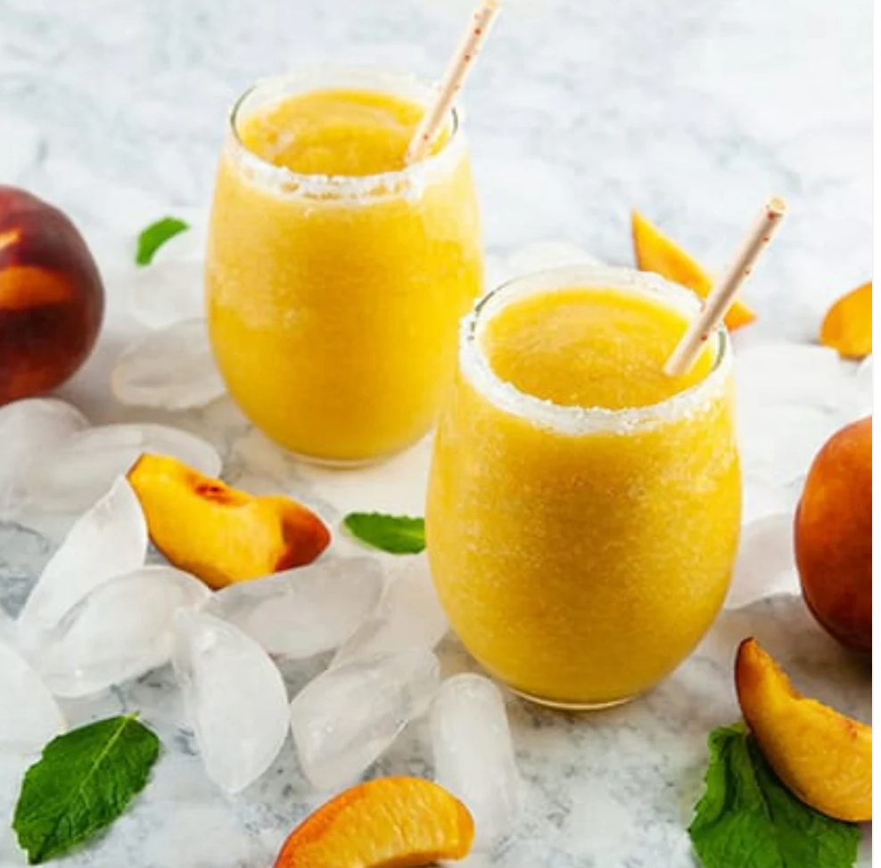 Frozen Peach Bellini