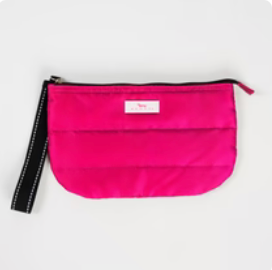 Roamy Wristlet Pink Puffer