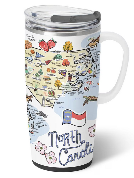 North Carolina Travel Mug 22oz