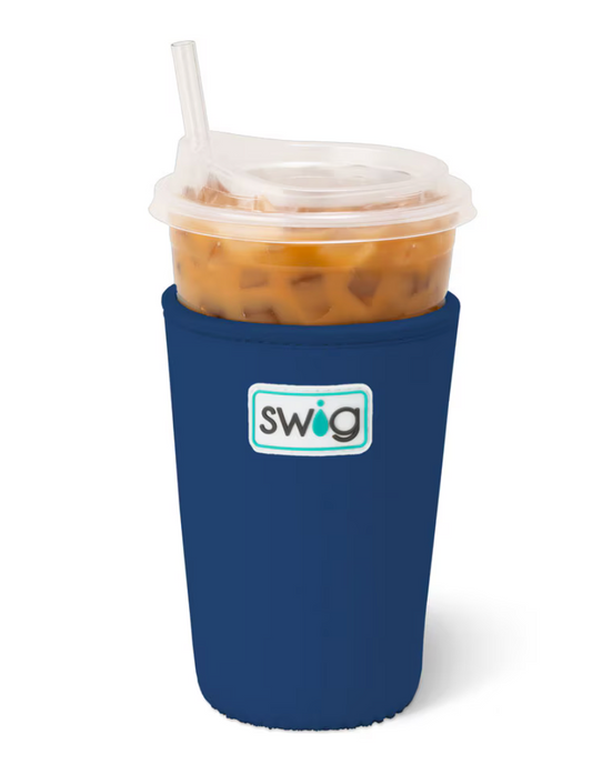 Navy Iced Cup Coolie (Medium)