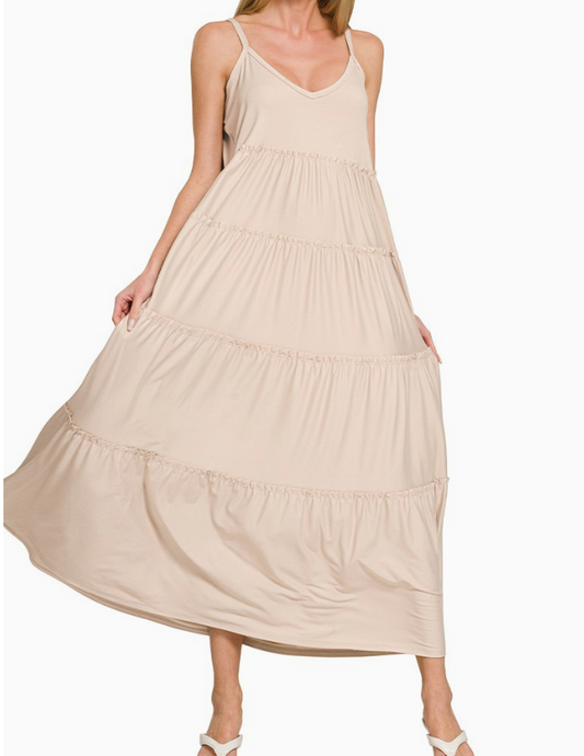 The Essential Maxi - Sand Beige
