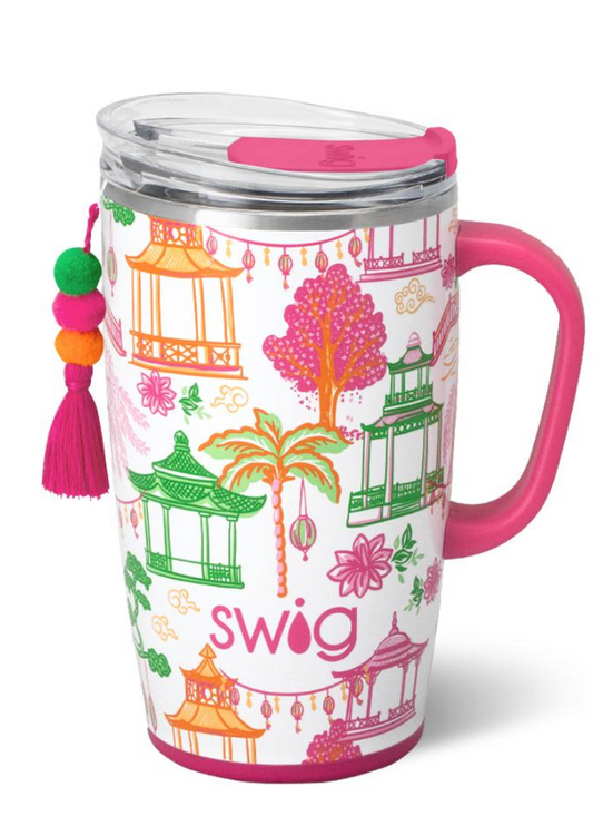Pagoda Paradise Travel Mug 18oz