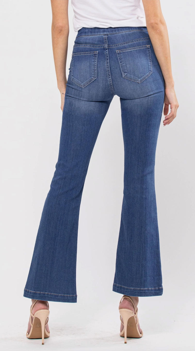 Cello Medium Wash Flares Petite - 30"