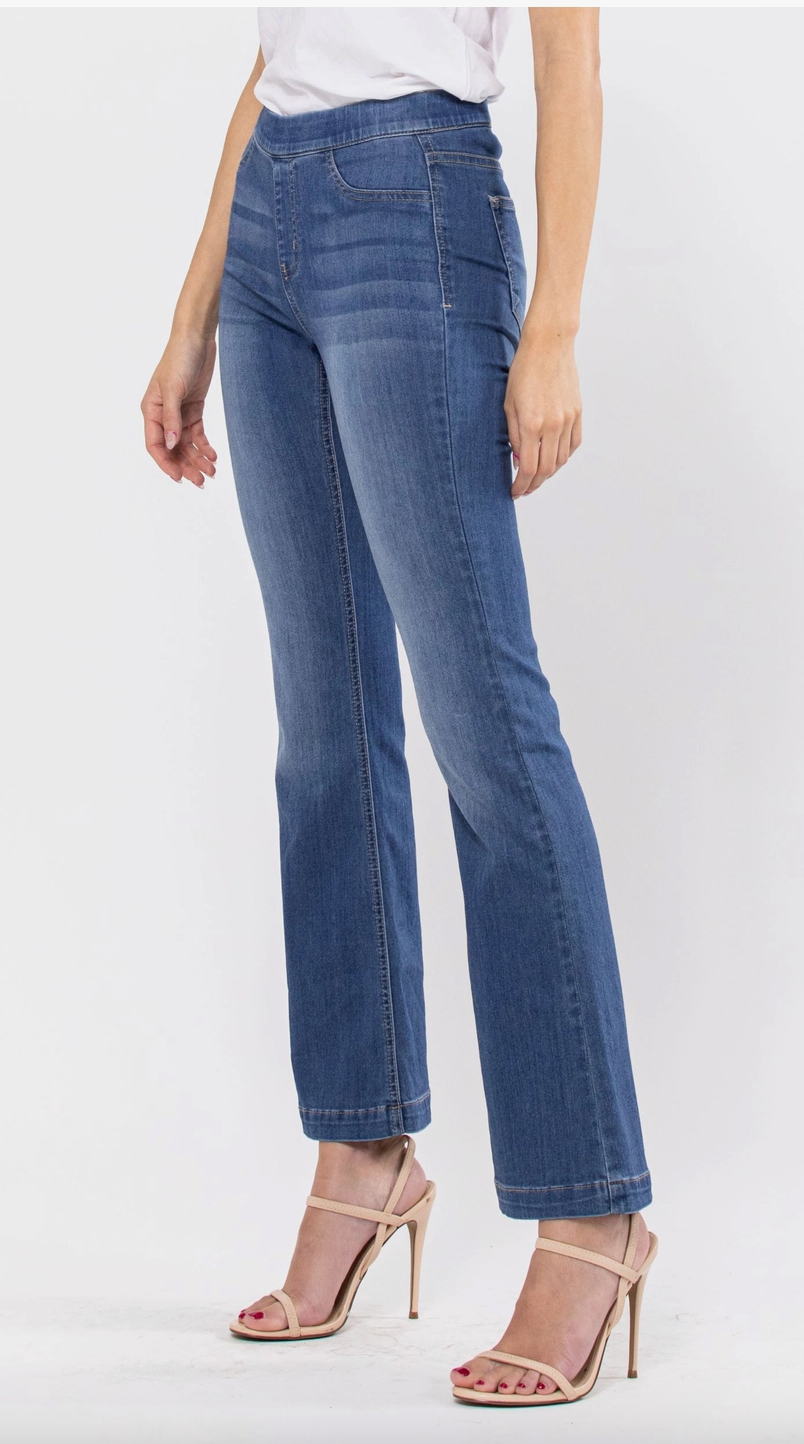 Cello Medium Wash Flares Petite - 30"