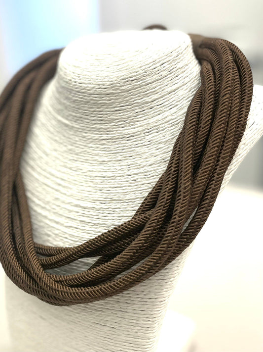 Slub Necklace - Espresso