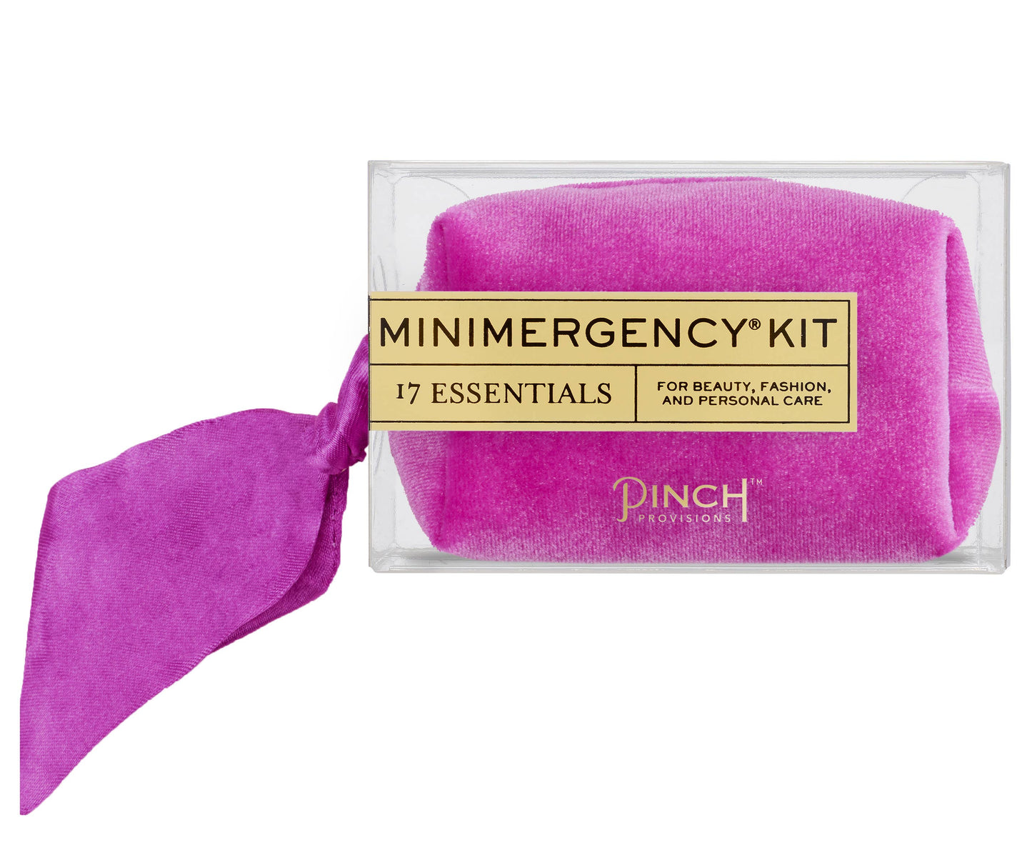 Velvet Scarf Minimergency Kit: Orchid