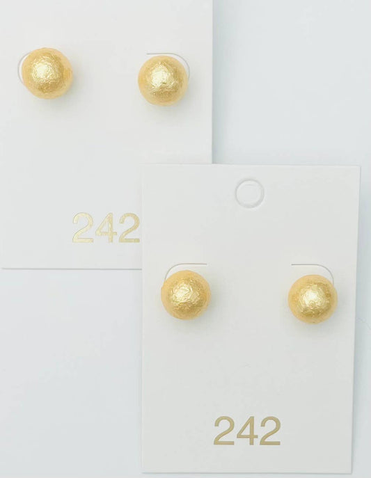 Mini Mache' Stud - Gold