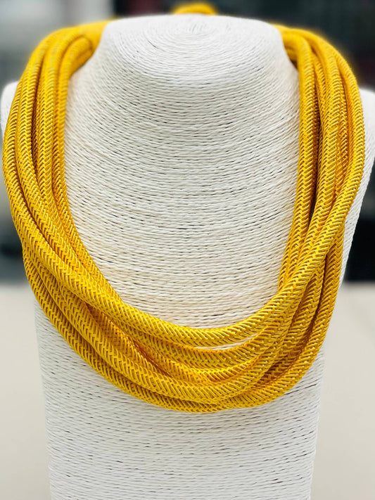Slub Necklace - Golden Rod