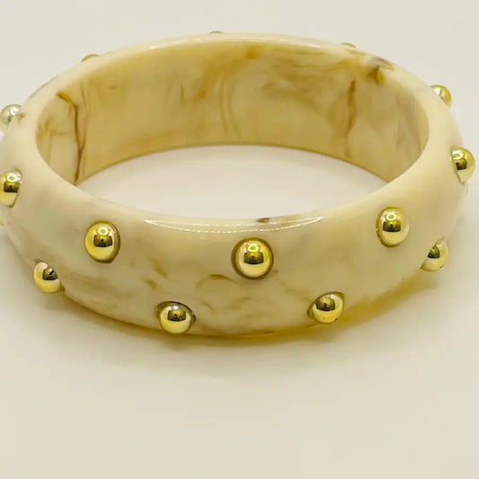 Fall Creme Acrylic Bracelet