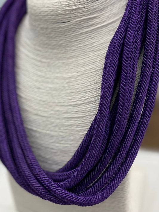 Slub Necklace - Purple