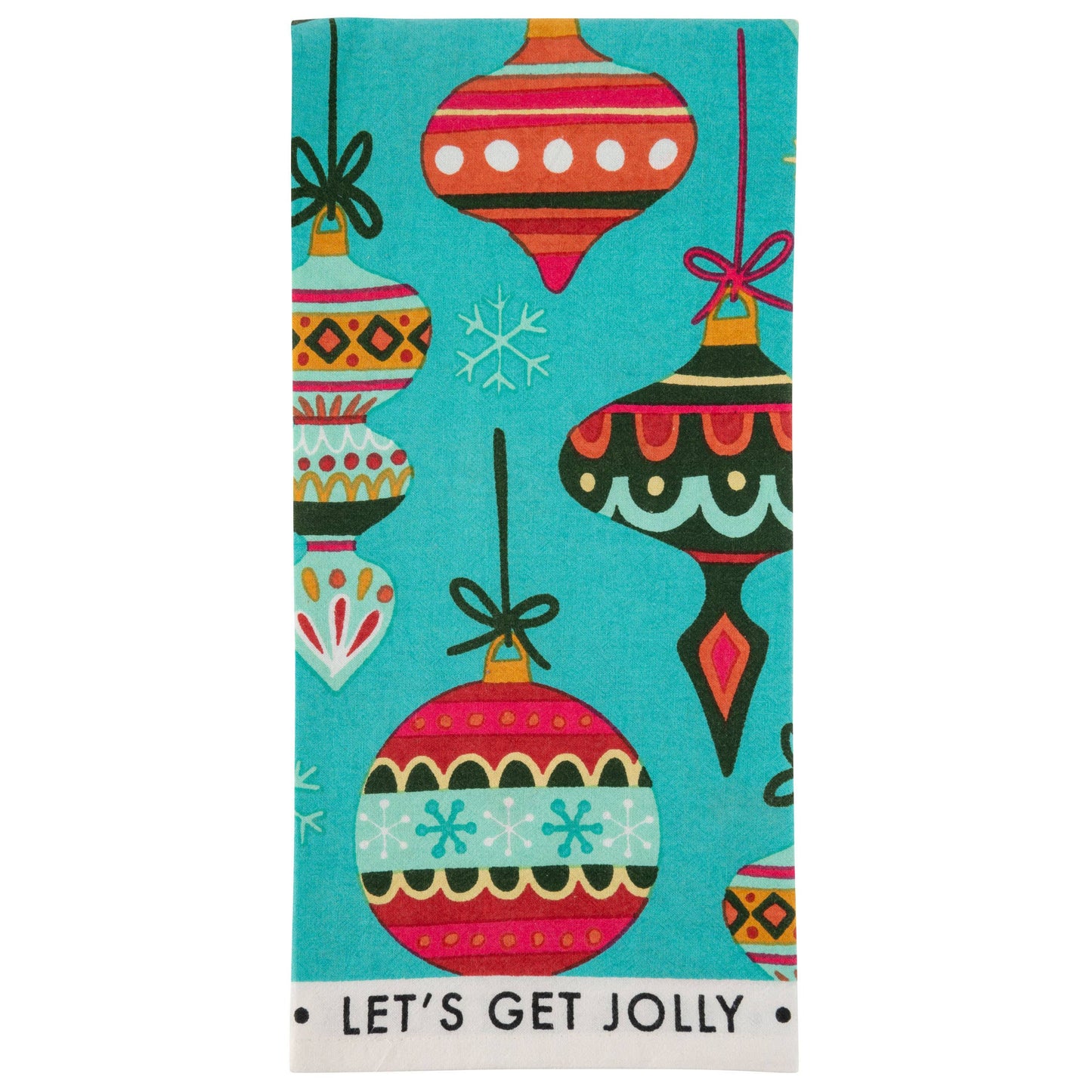 Holiday Shelly Tea Towels: Ornament