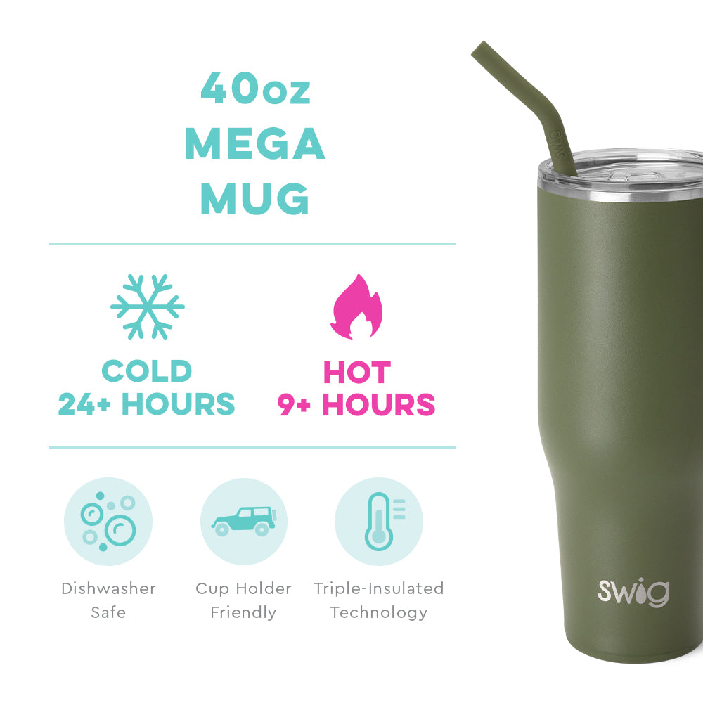 Swig Olive Mega Mug 40oz