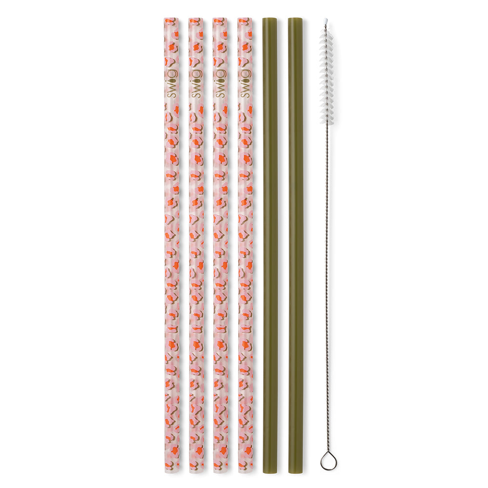 Swig On The Prowl Reusable Straw Set