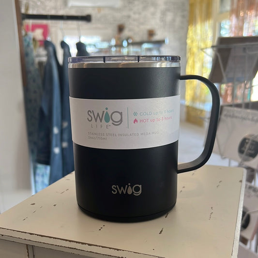 Swig Matte Black Coffee Mega Mug