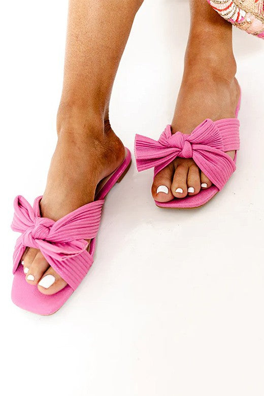 Hot Pink Monica Sandals